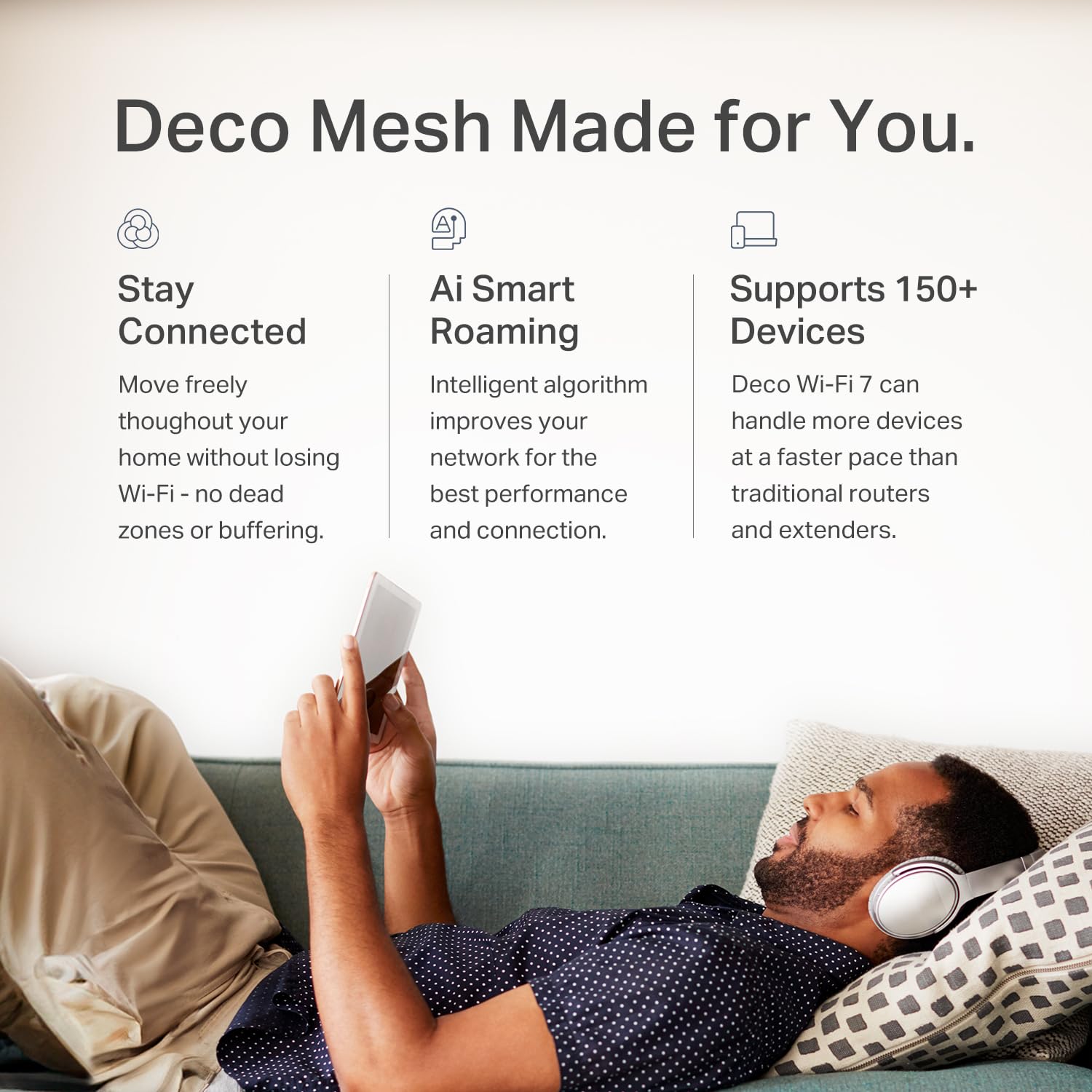Foto 6 | Sistema Wi-fi En Malla Tp-link Deco Be25 De Doble Banda Be5000 Wifi 7 - Venta Internacional.