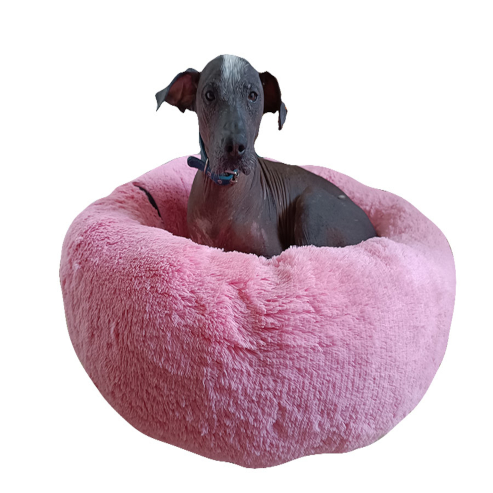 Foto 5 pulgar | Cama Anti Estrés para Mascotas Lunics color Rosa Palo