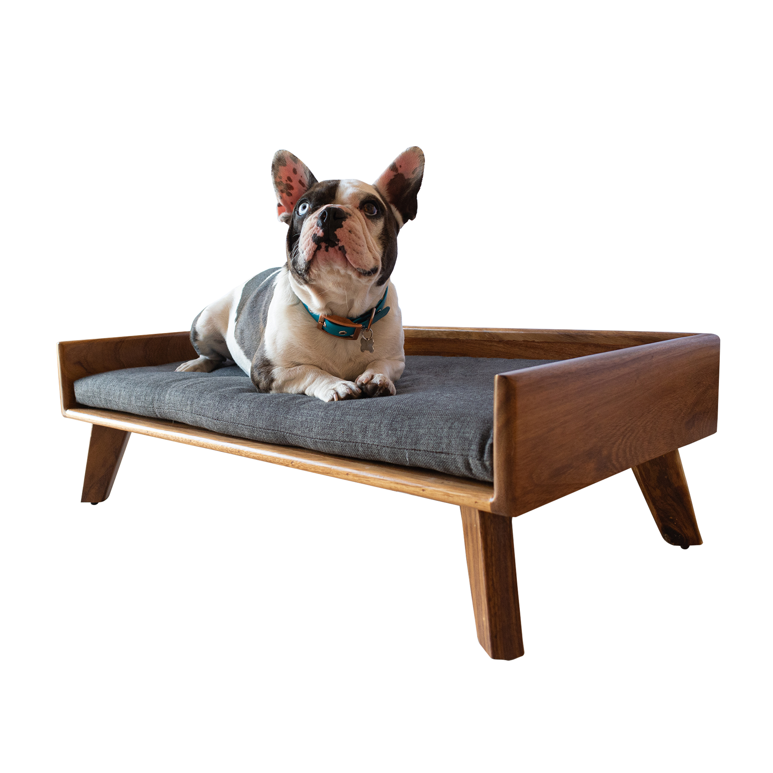 Foto 1 | Cama Para Perro Atmos Homeware Fabricada En Madera  Con Cojín De Espuma De Poliuretano  Tamaño Mediano