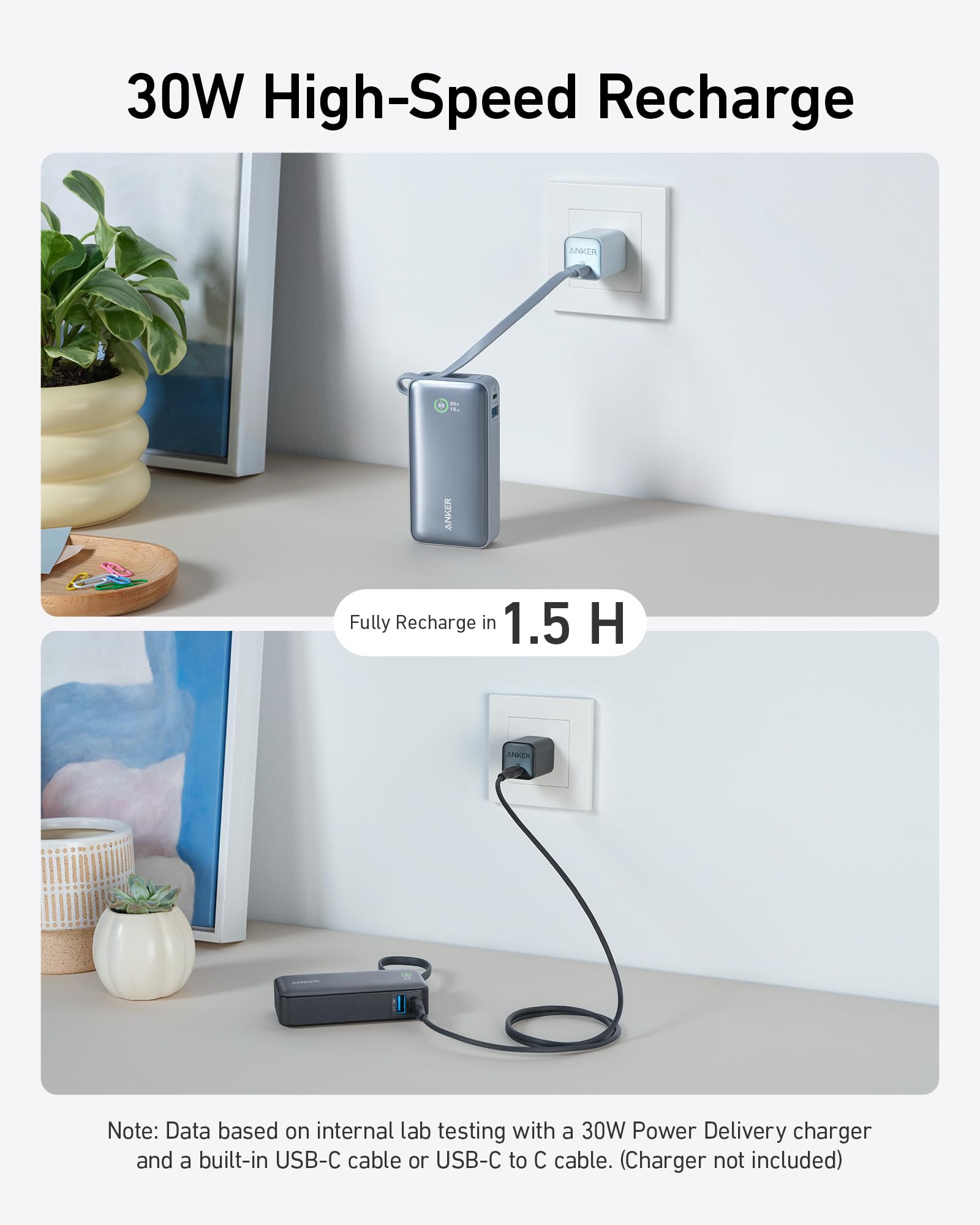 Foto 5 | Venta Internacional - Banco De Energía Anker Nano, Cargador Portátil De 10 K Con U