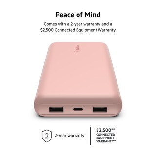Foto 5 | Venta Internacional - Cargador Usb C De 3 Puertos Power Bank Belkin Boostcharge De 20.000 Mah