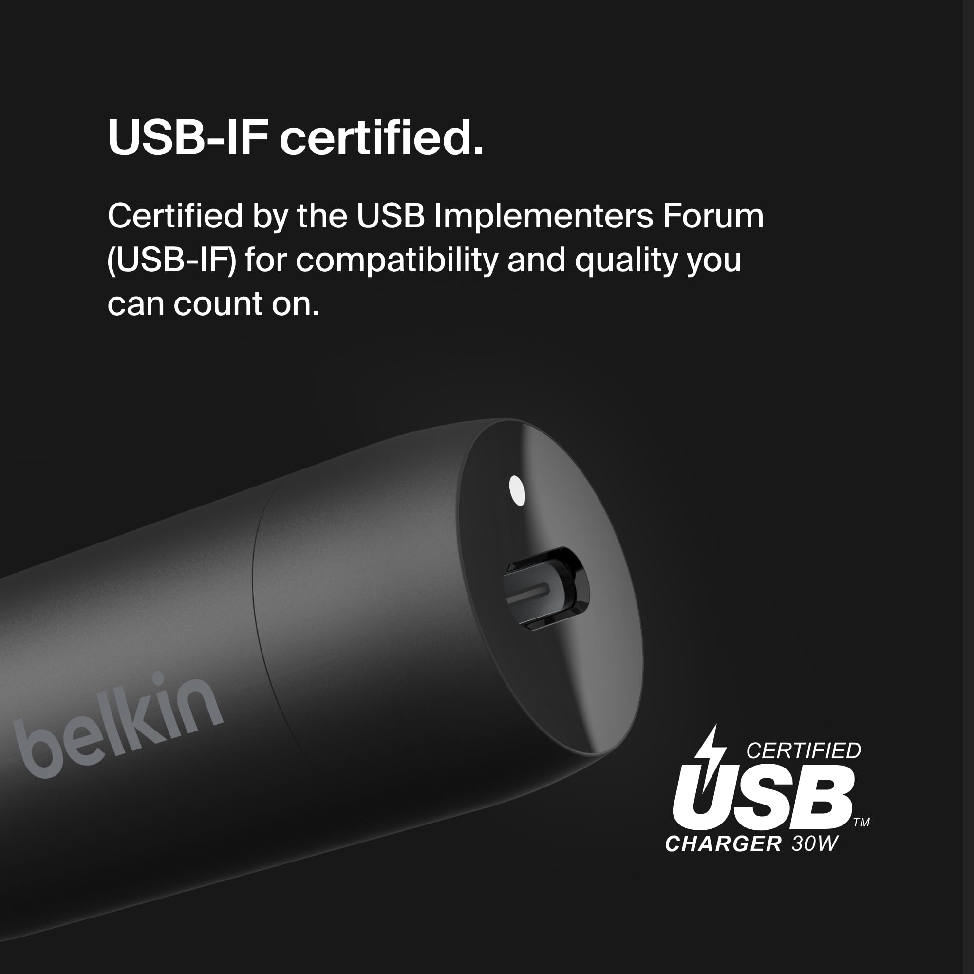 Foto 4 pulgar | Venta Internacional - Cargador De Coche Belkin Boost↑ Charge™ De Carga Rápida Usb-c De 30 W