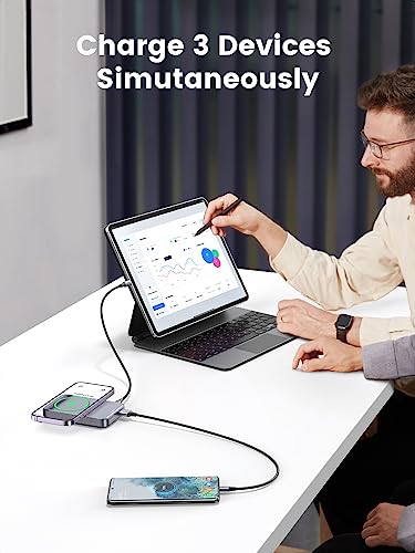 Foto 4 pulgar | Venta Internacional - Power Bank Ugreen Magnético De 10.000 Mah Con Soporte Plegable