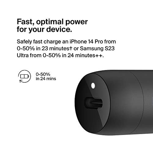 Foto 3 pulgar | Venta Internacional - Cargador De Coche Belkin Boost↑ Charge™ De 30 W, Diseño Rápido Y Compacto