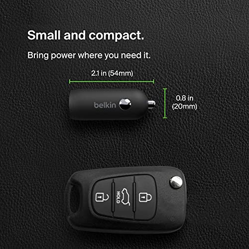 Foto 6 pulgar | Venta Internacional - Cargador De Coche Belkin Boost↑ Charge™ De 30 W, Diseño Rápido Y Compacto