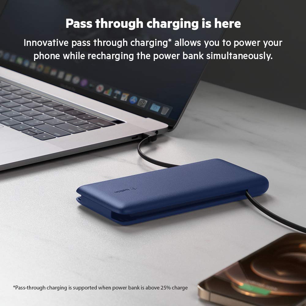 Foto 4 pulgar | Batería Externa Belkin Boostcharge Plus De 10.000 Mah Con Lightning Y Usb-c - Venta Internacional.
