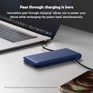 Foto 3 | Batería Externa Belkin Boostcharge Plus De 10.000 Mah Con Lightning Y Usb-c - Venta Internacional.