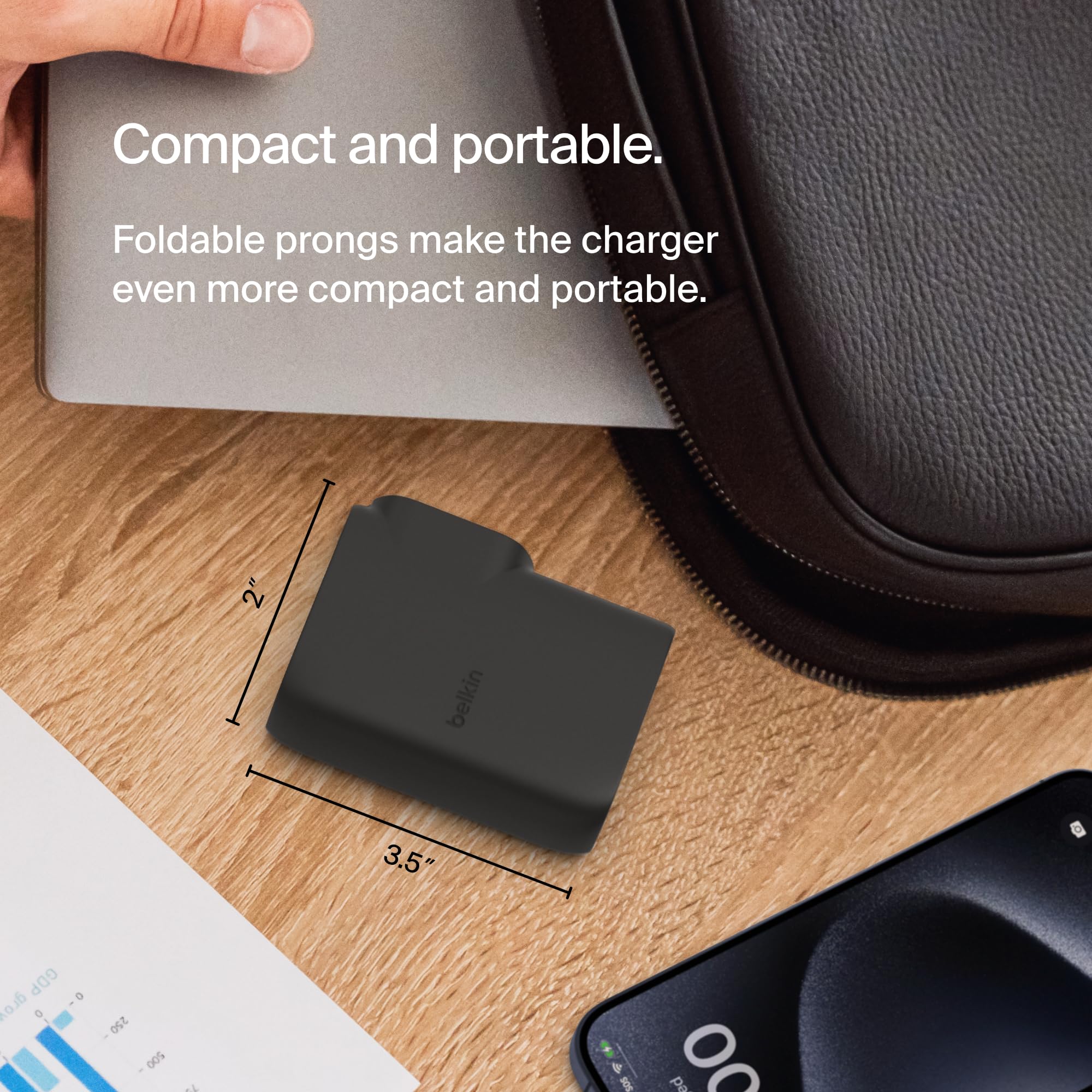 Foto 6 pulgar | Cargador Belkin Boostcharge Hybrid De 25 W + Power Bank De 5000 Mah - Venta Internacional.