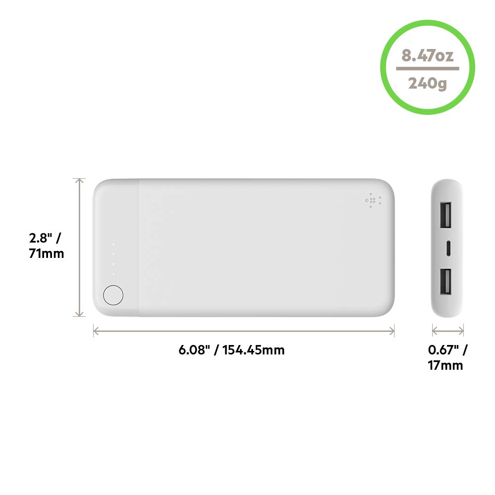 Foto 8 pulgar | Batería Externa Belkin Boost Charge De 10.000 Mah Con Conector Lightning - Venta Internacional.