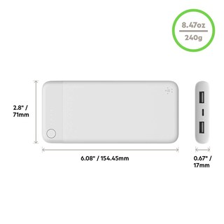 Foto 7 | Batería Externa Belkin Boost Charge De 10.000 Mah Con Conector Lightning - Venta Internacional.