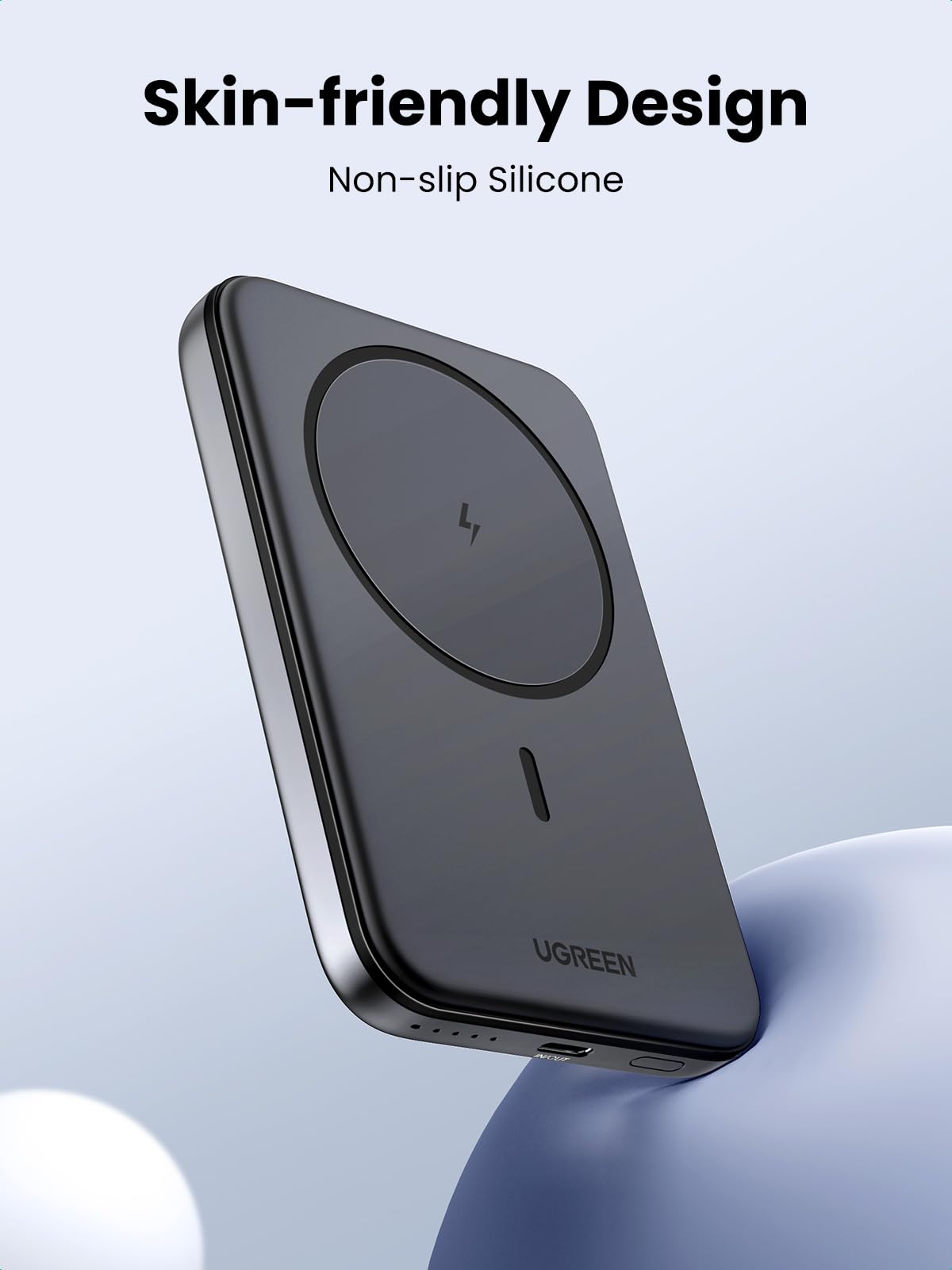 Foto 5 | Cargador Inalámbrico Magnetic Power Bank Ugreen De 5000 Mah, Negro - Venta Internacional.