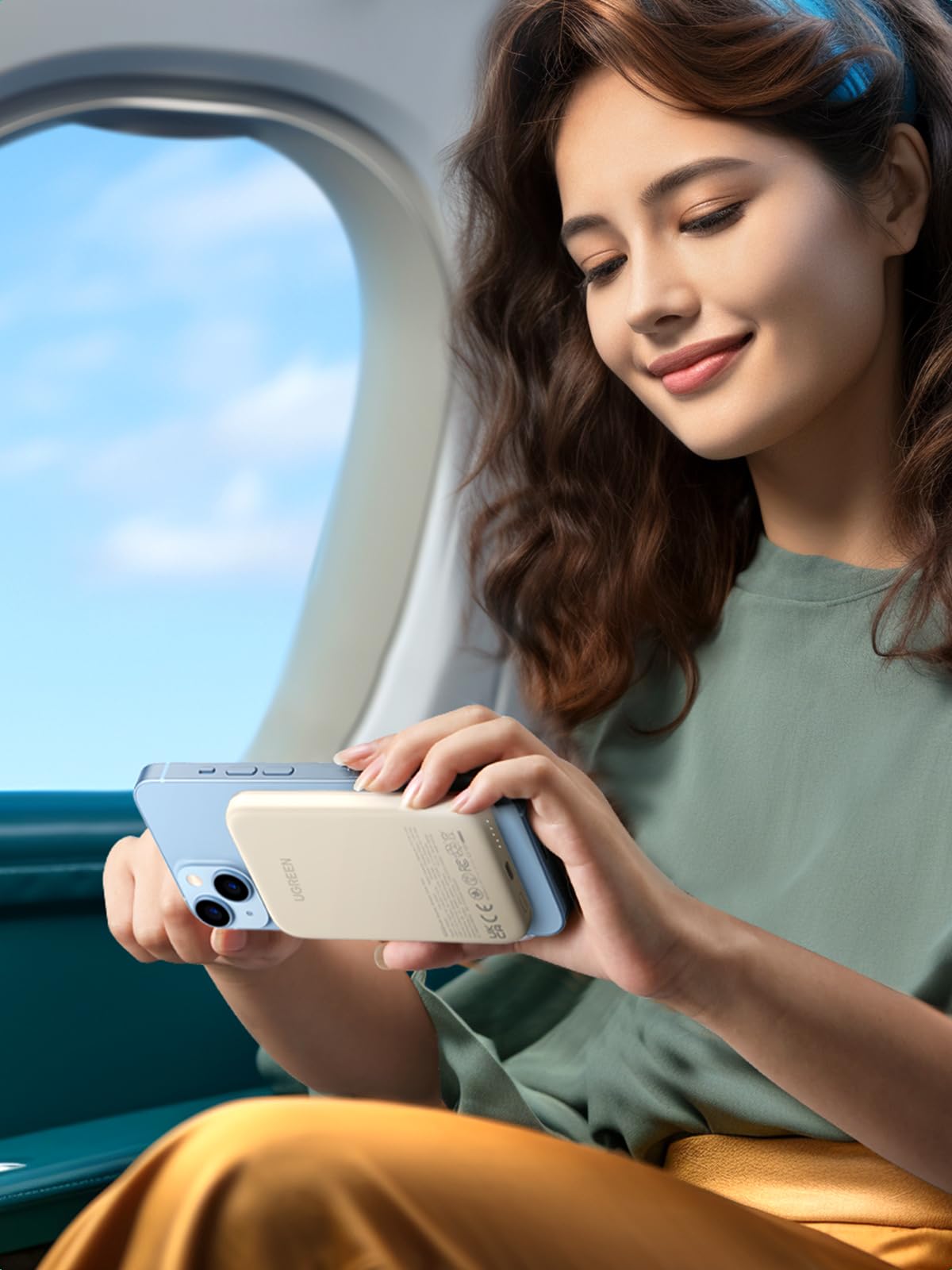 Foto 7 | Banco De Energía Magnético Ugreen De 5000 Mah Inalámbrico, Blanco - Venta Internacional.
