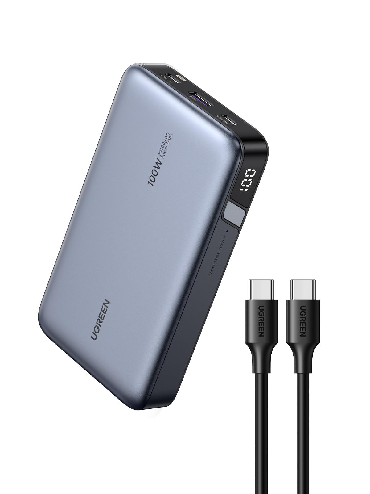 Foto 1 | Power Bank Ugreen 20000 Mah 100 W Con Carga Rápida Pd De 3 Puertos - Venta Internacional.