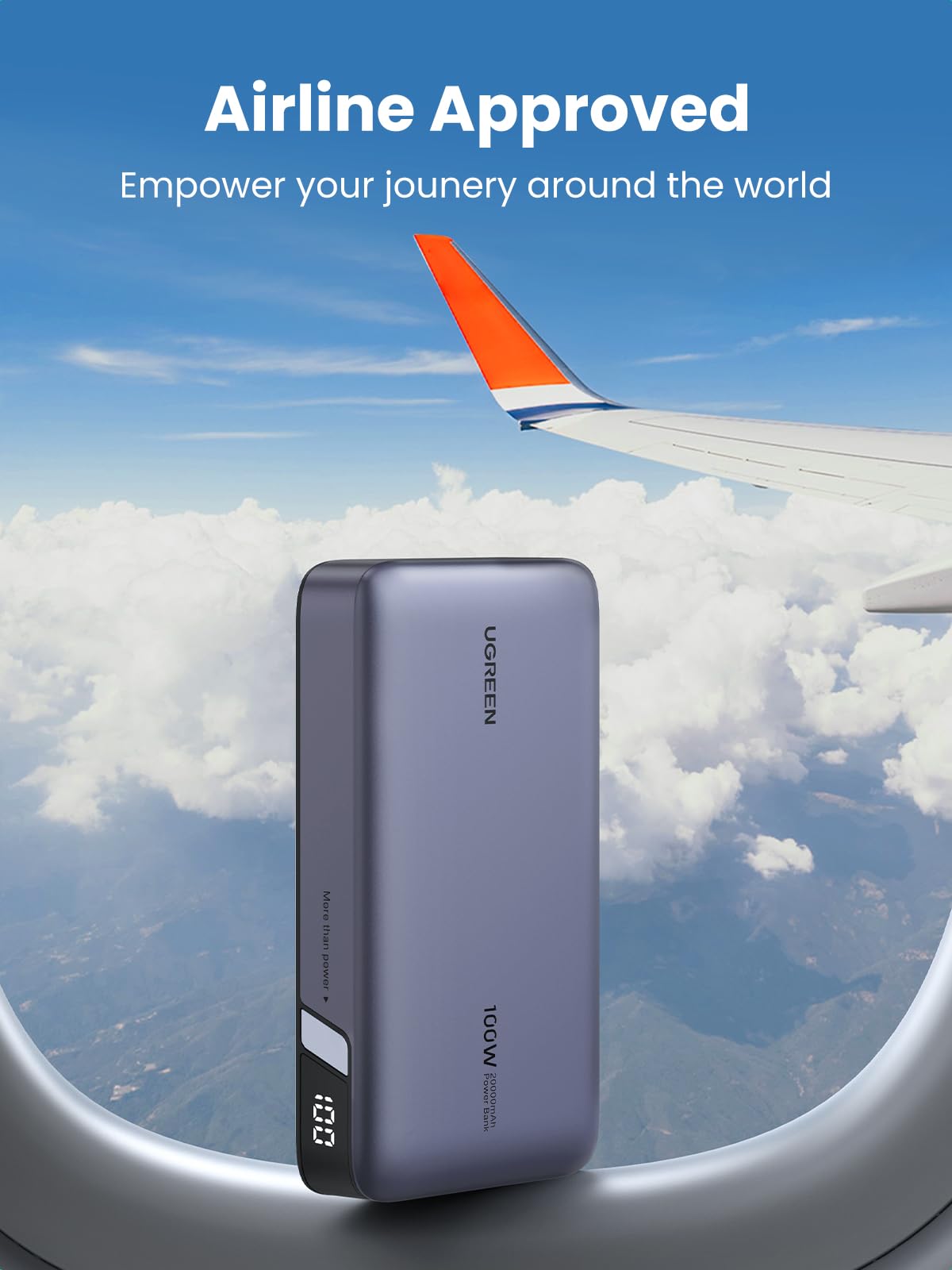 Foto 7 | Power Bank Ugreen 20000 Mah 100 W Con Carga Rápida Pd De 3 Puertos - Venta Internacional.