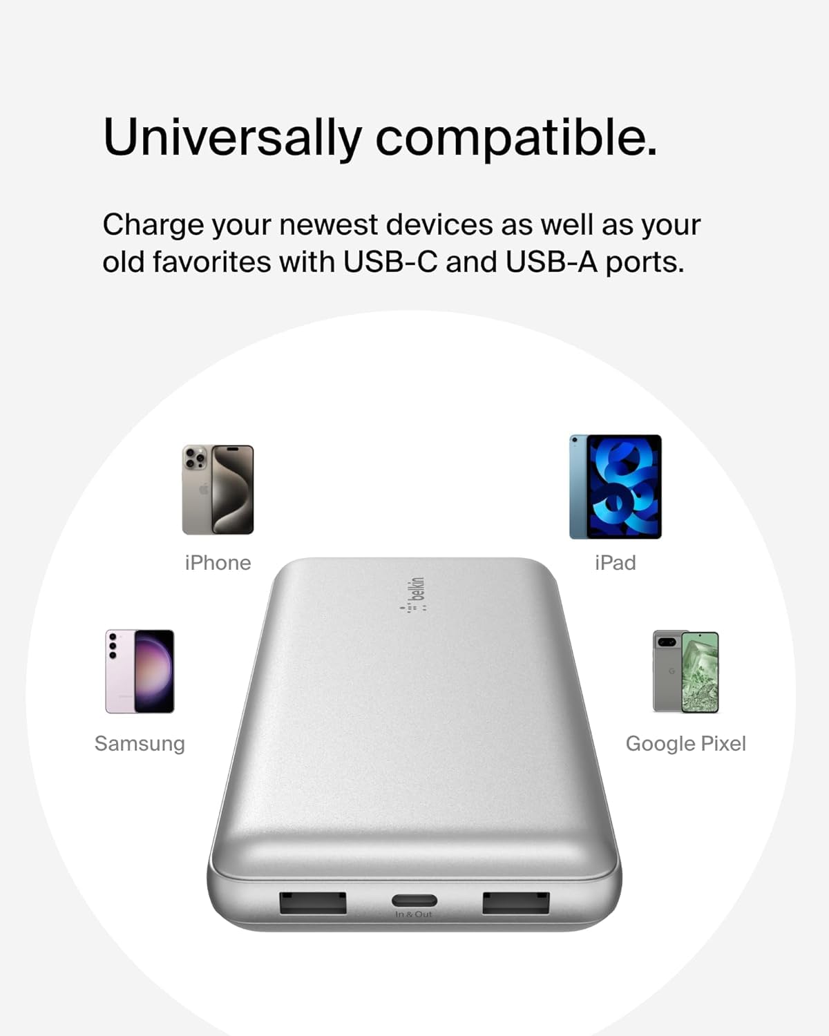 Foto 3 pulgar | Batería Externa Belkin Boostcharge Usb-c De 20.000 Mah Con 3 Puertos - Venta Internacional.