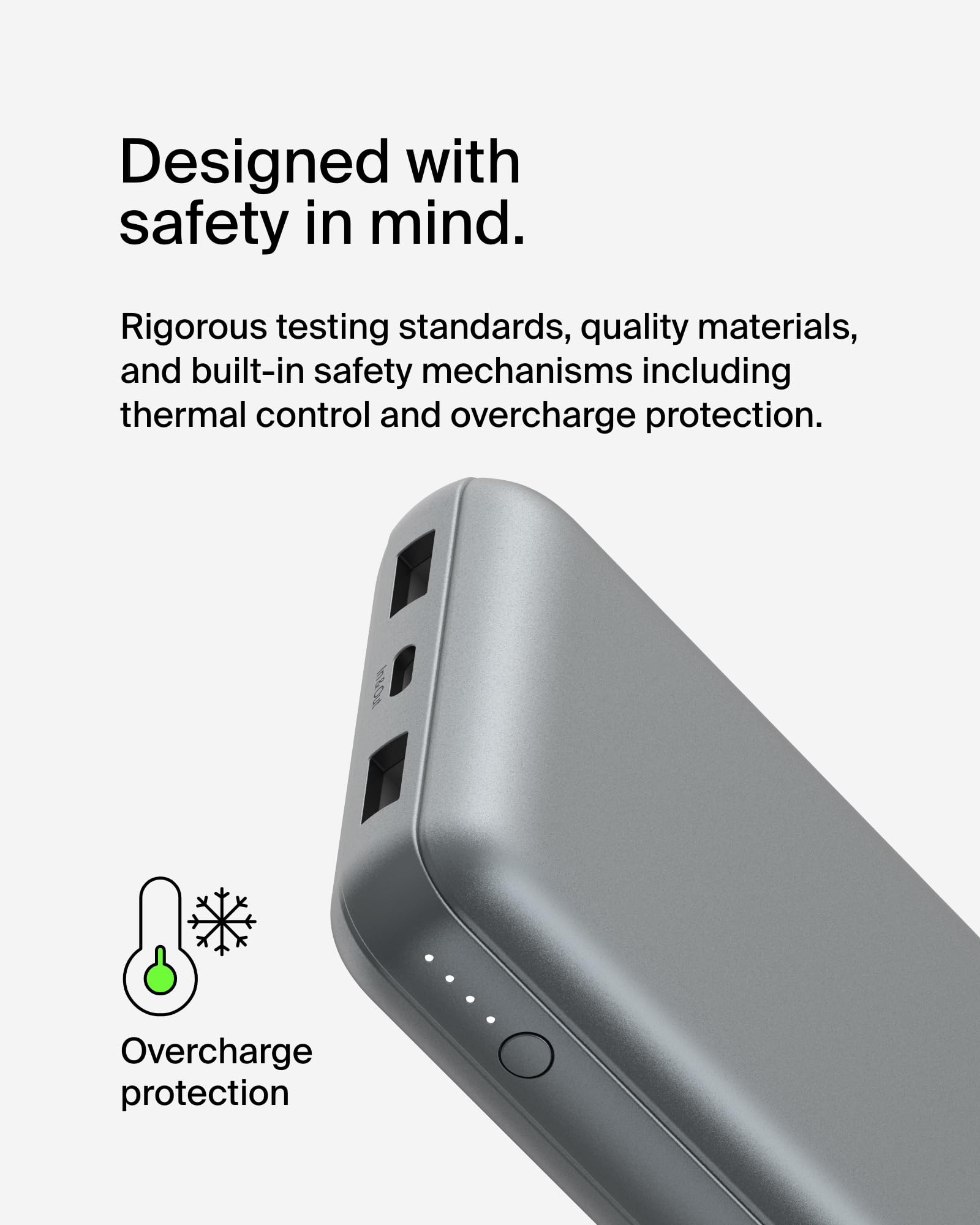Foto 8 pulgar | Batería Externa Belkin Boostcharge Usb-c De 20.000 Mah, Color Gris - Venta Internacional.