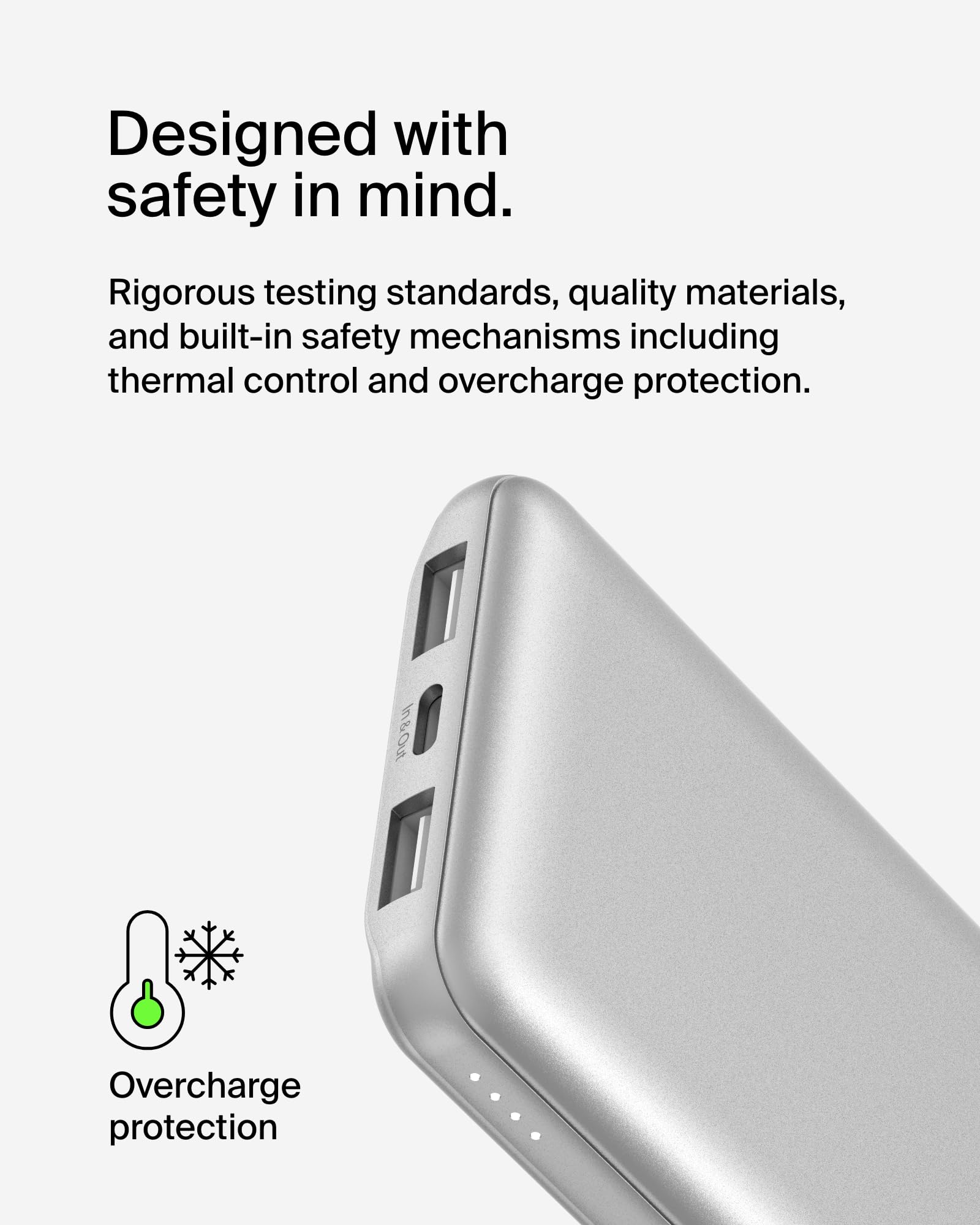 Foto 8 pulgar | Cargador Portátil Belkin Boostcharge Usb-c De 10.000 Mah, Color Plateado - Venta Internacional.
