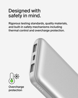 Foto 7 | Cargador Portátil Belkin Boostcharge Usb-c De 10.000 Mah, Color Plateado - Venta Internacional.