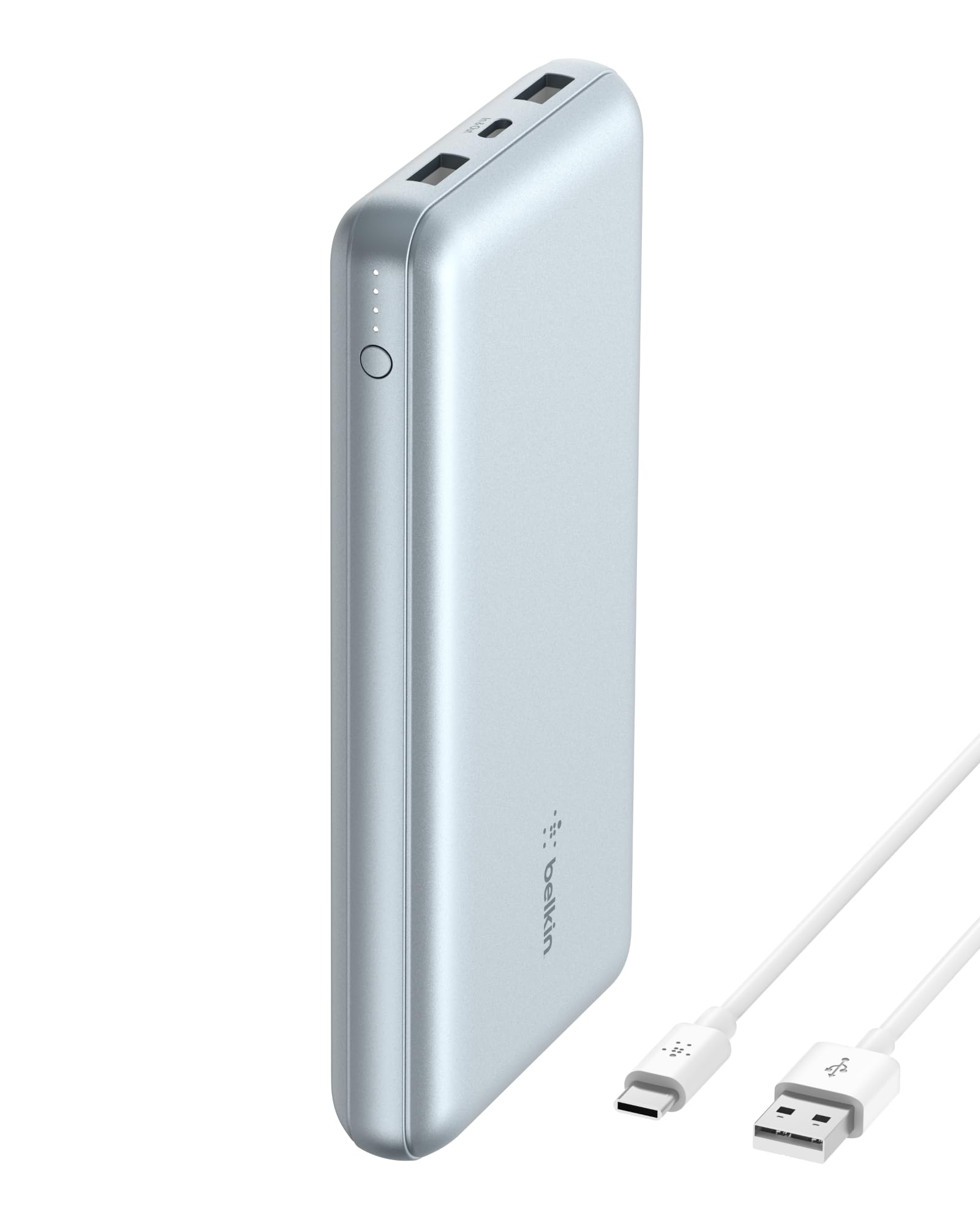 Foto 2 pulgar | Batería Externa Belkin Boostcharge De 20.000 Mah Con 3 Puertos, Color Azul Perla - Venta Internacional.