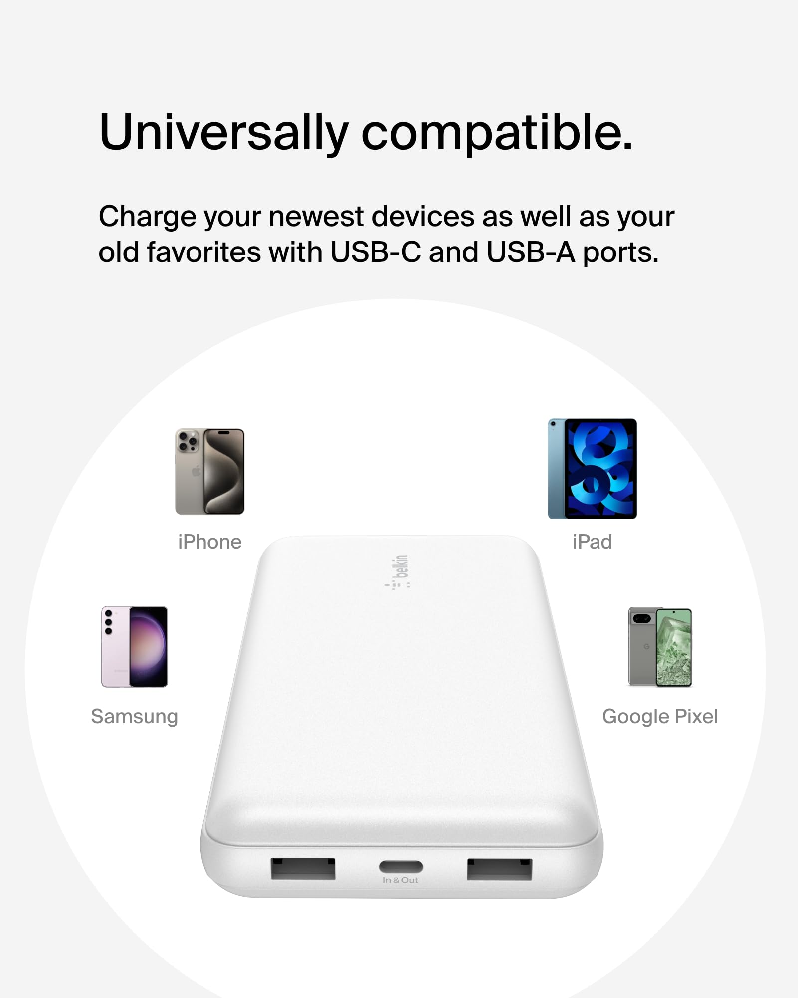 Foto 6 pulgar | Cargador Portátil Belkin Boostcharge Usb-c Power Bank De 20.000 Mah - Venta Internacional.