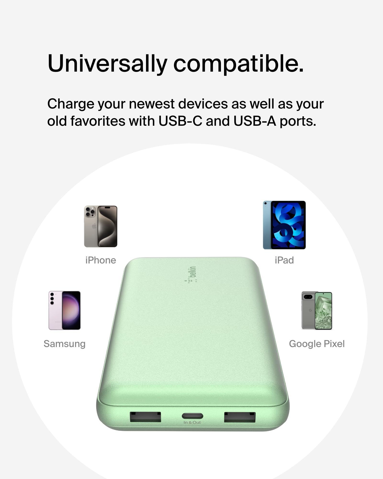 Foto 6 pulgar | Cargador Portátil Belkin Boostcharge Usb-c Power Bank De 10.000 Mah - Venta Internacional.