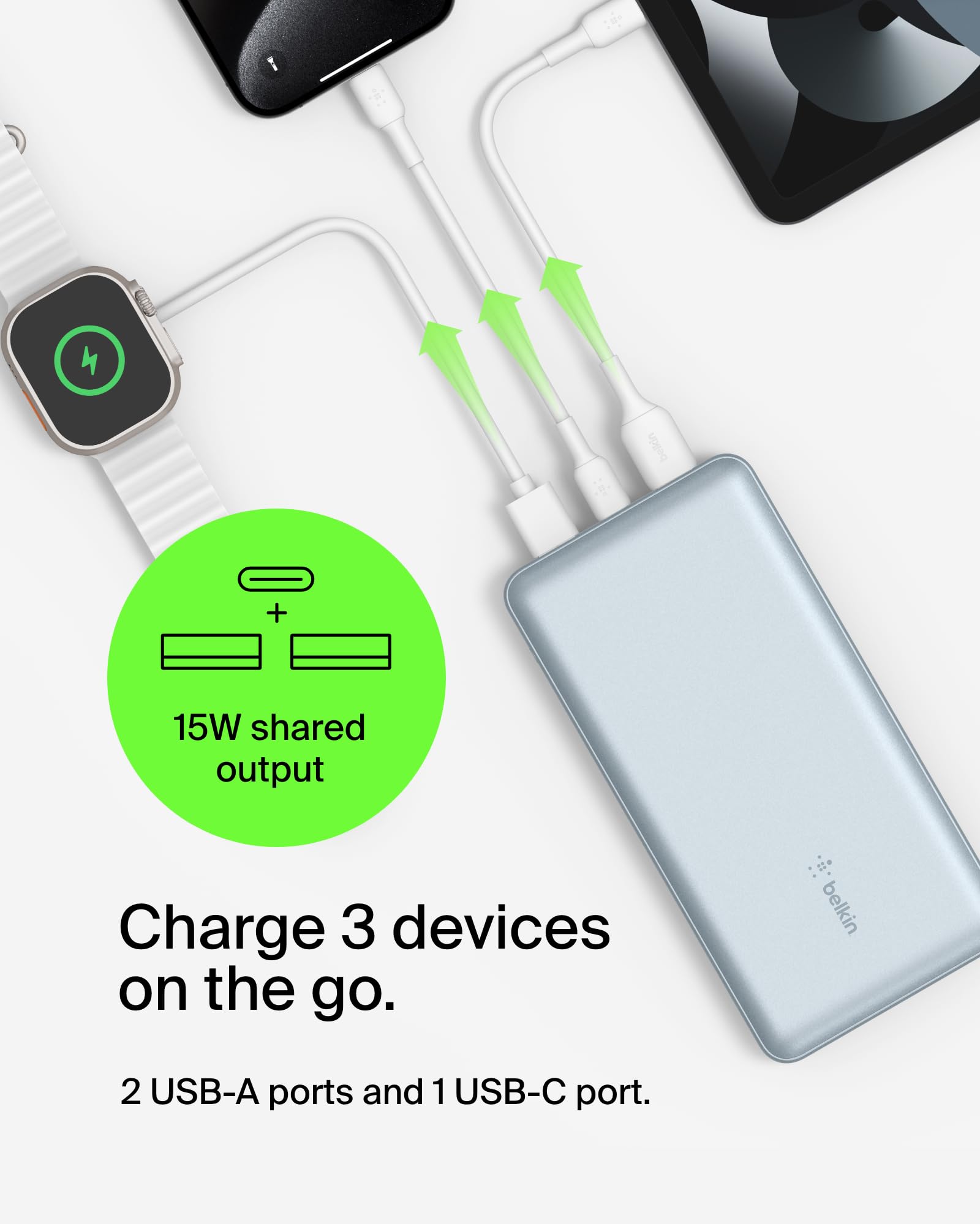 Foto 3 pulgar | Cargador Portátil Belkin Boostcharge Usb-c Power Bank De 10.000 Mah - Venta Internacional
