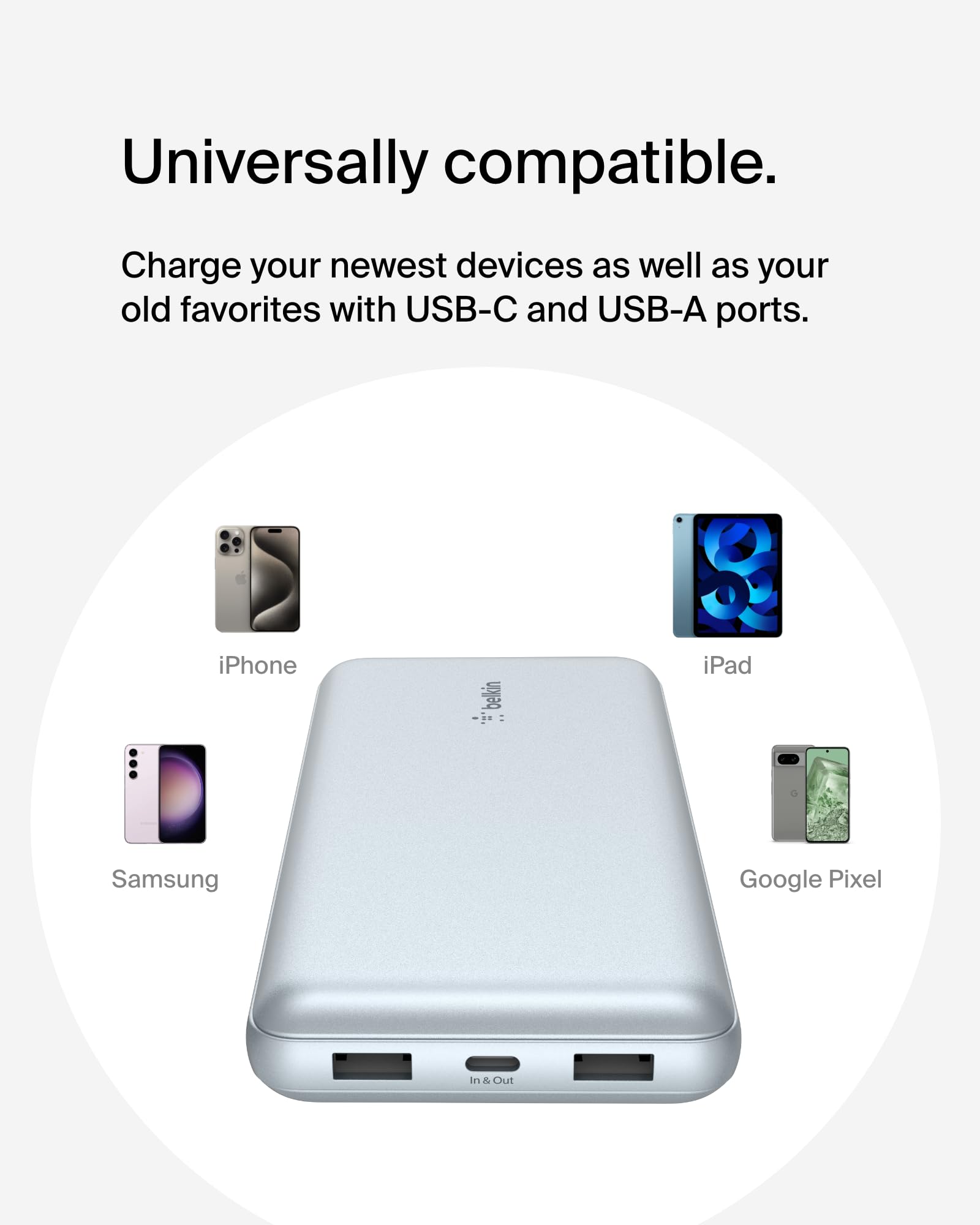Foto 6 pulgar | Cargador Portátil Belkin Boostcharge Usb-c Power Bank De 10.000 Mah - Venta Internacional
