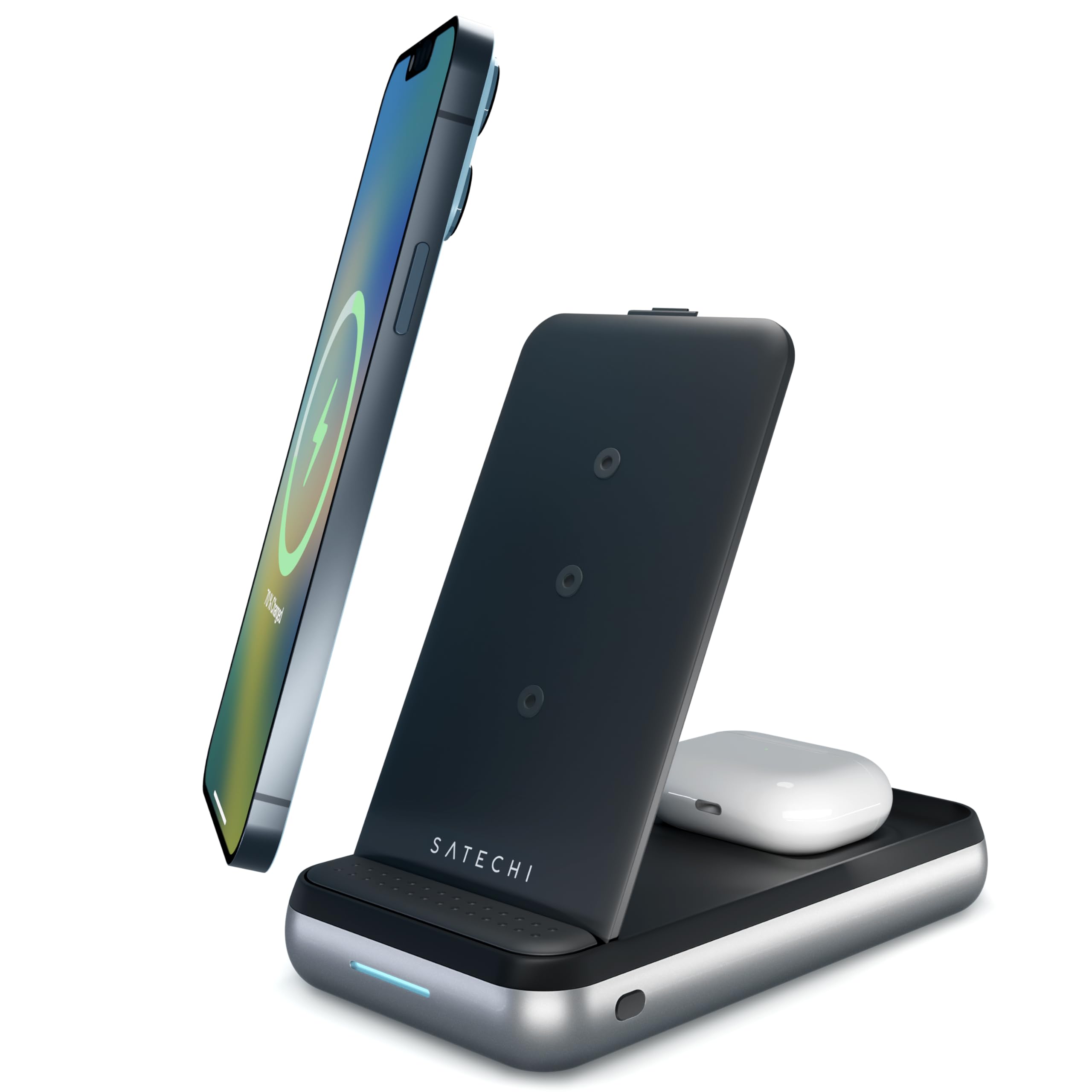 Foto 1 | Soporte De Cargador Inalámbrico Y Banco De Energía Satechi Duo De 10000 Mah - Venta Internacional.