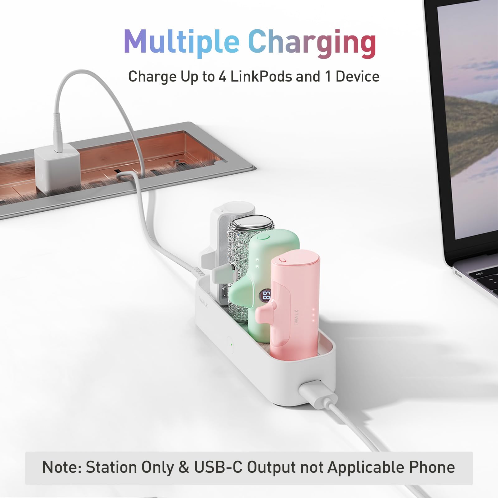 Foto 4 | Estación De Carga Iwalk Para Cargador Portátil 4500 Mah, 4800 Mah, 5000 Mah - Venta Internacional.