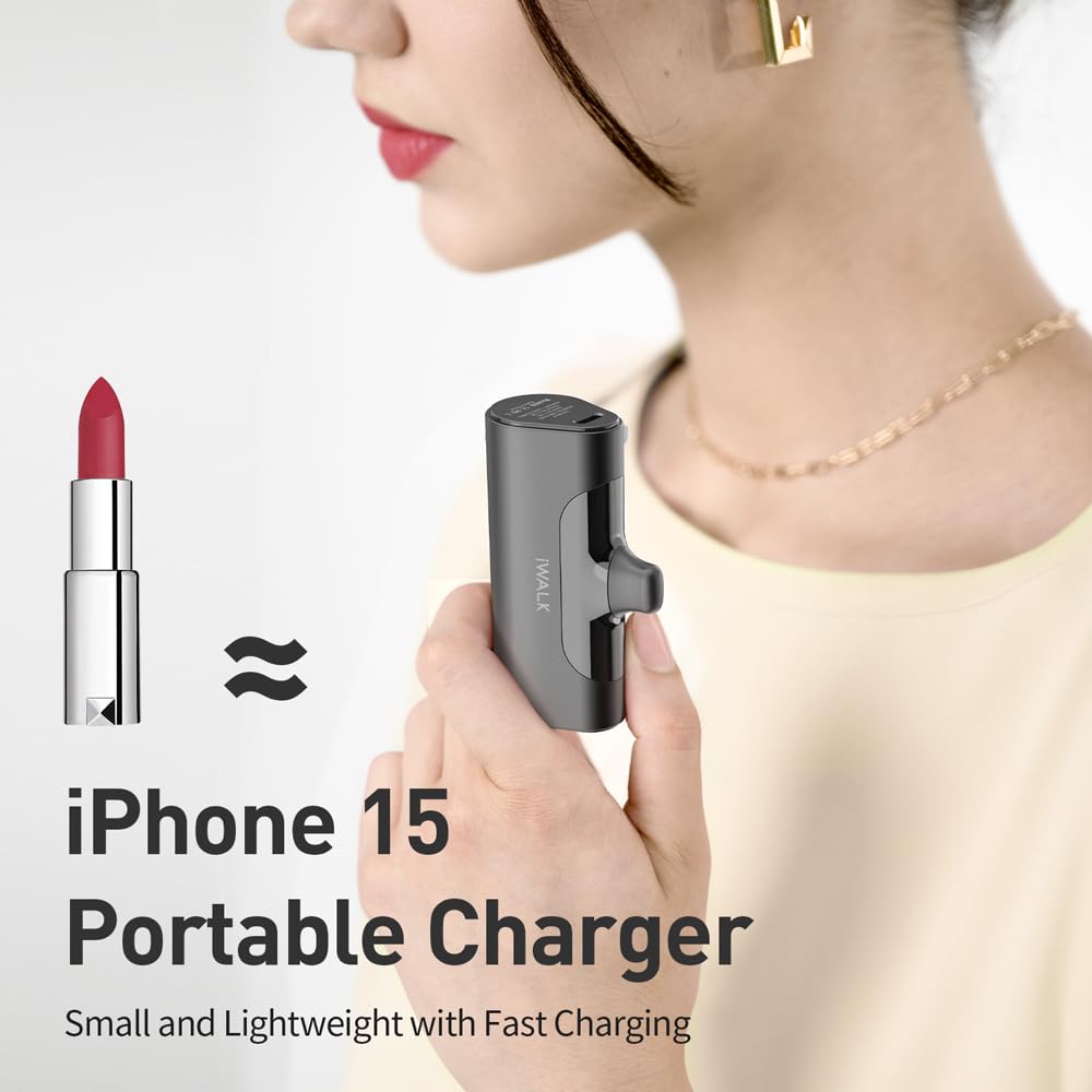 Foto 5 pulgar | Cargador Portátil Iwalk Para Iphone 15 4500 Mah 20 W Usb-c - Venta Internacional.