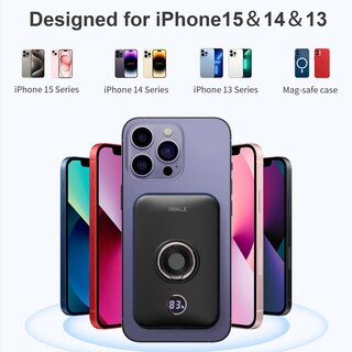 Foto 5 | Cargador Inalámbrico Magnético Power Bank Iwalk De 6000 Mah Para Iphone - Venta Internacional.