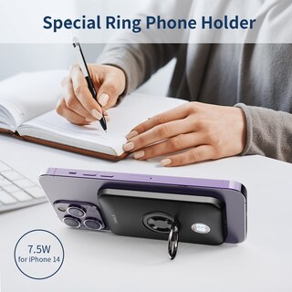 Foto 6 | Cargador Inalámbrico Magnético Power Bank Iwalk De 6000 Mah Para Iphone - Venta Internacional.