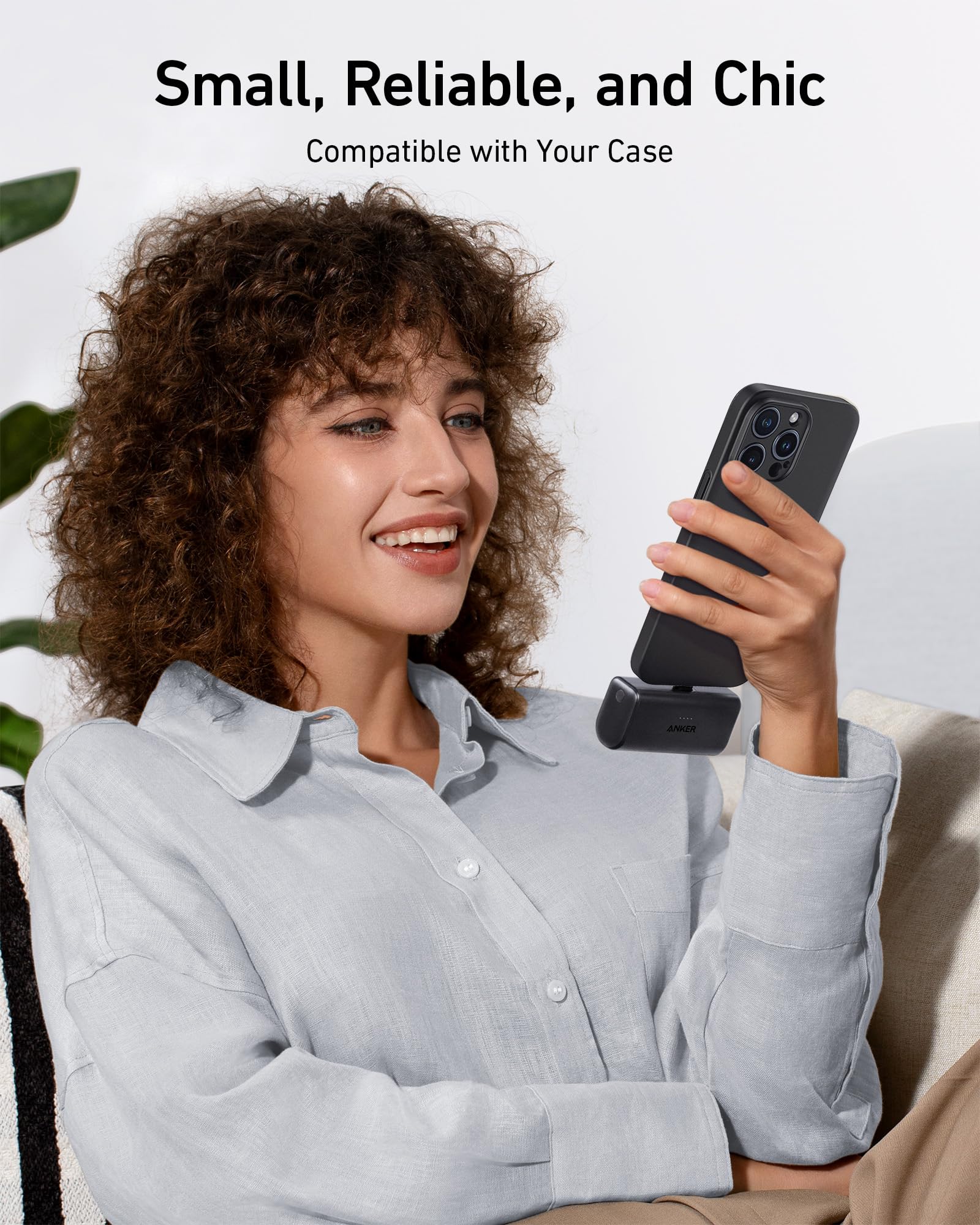 Foto 5 pulgar | Batería Externa Anker Nano De 5000 Mah Y 22,5 W Con Usb-c Para Iphone 15 - Venta Internacional.