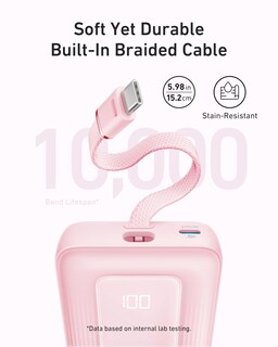 Foto 4 | Power Bank Anker Zolo De 20 000 Mah Y 30 W Con Cable Usb-c Para Iphone - Venta Internacional.