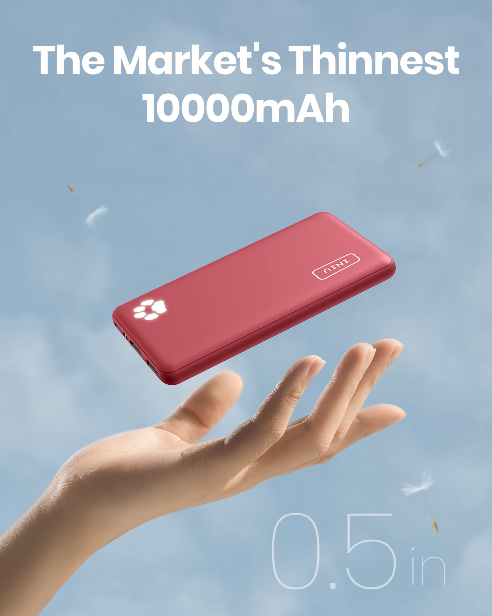 Foto 3 pulgar | Cargador Portátil Iniu 10000 Mah Usb C 3a Power Bank De Alta Velocidad - Venta Internacional.