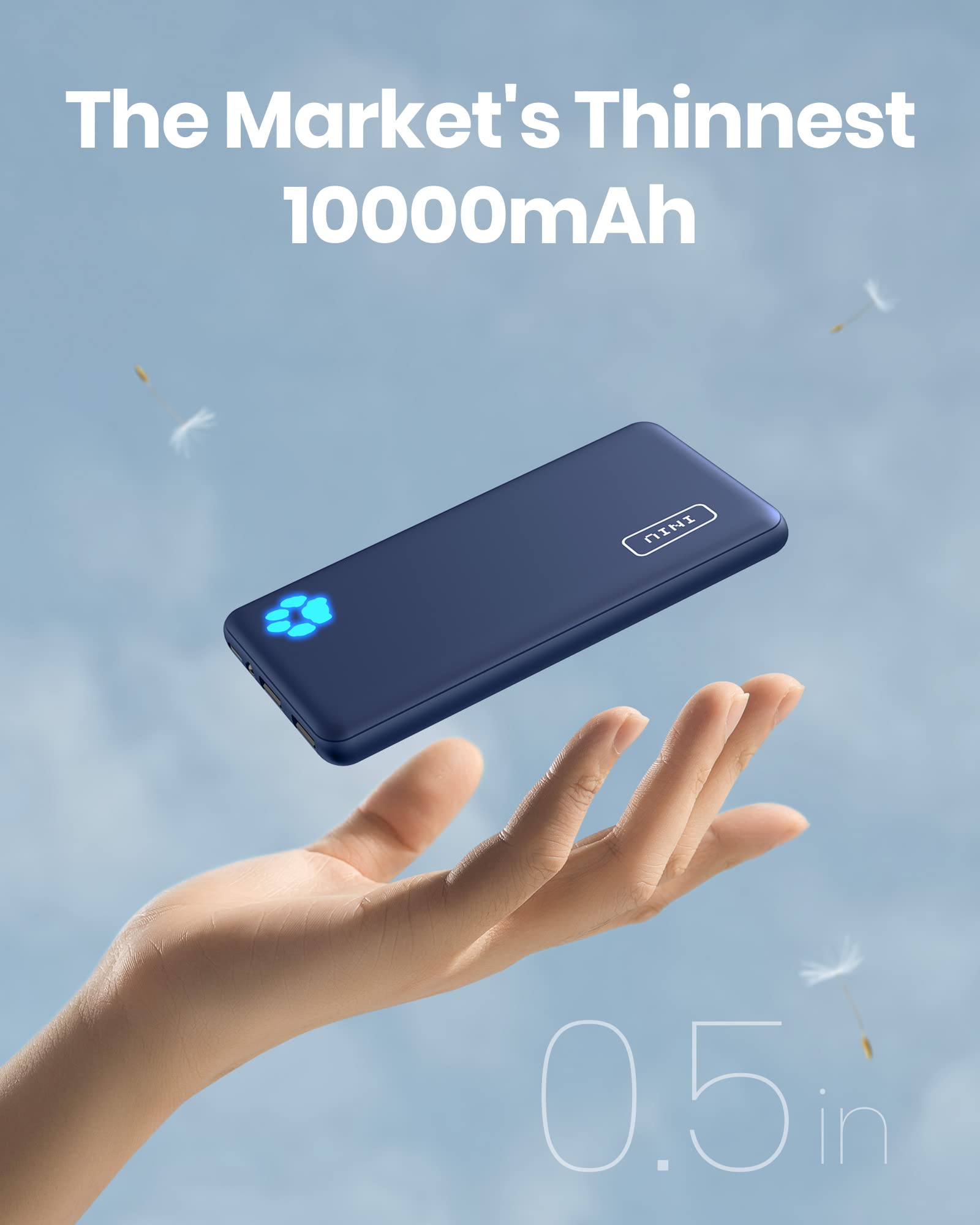 Foto 3 pulgar | Cargador Portátil Power Bank Iniu De 10000 Mah Usb-c 3a - Venta Internacional.