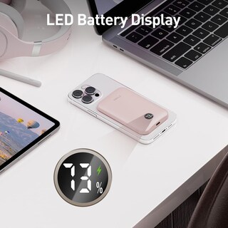 Foto 6 | Cargador Portátil Iwalk Magnetic 5000mah 18w Para Iphone Rosa - Venta Internacional.