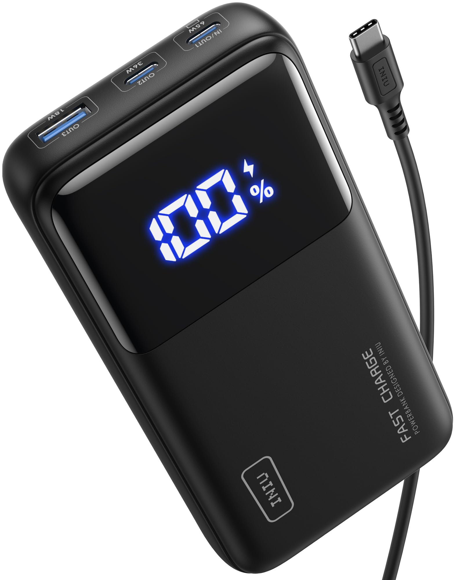 Foto 1 | Power Bank Iniu 20000mah 65w Usb-c Pd Qc De Carga Rápida - Venta Internacional.