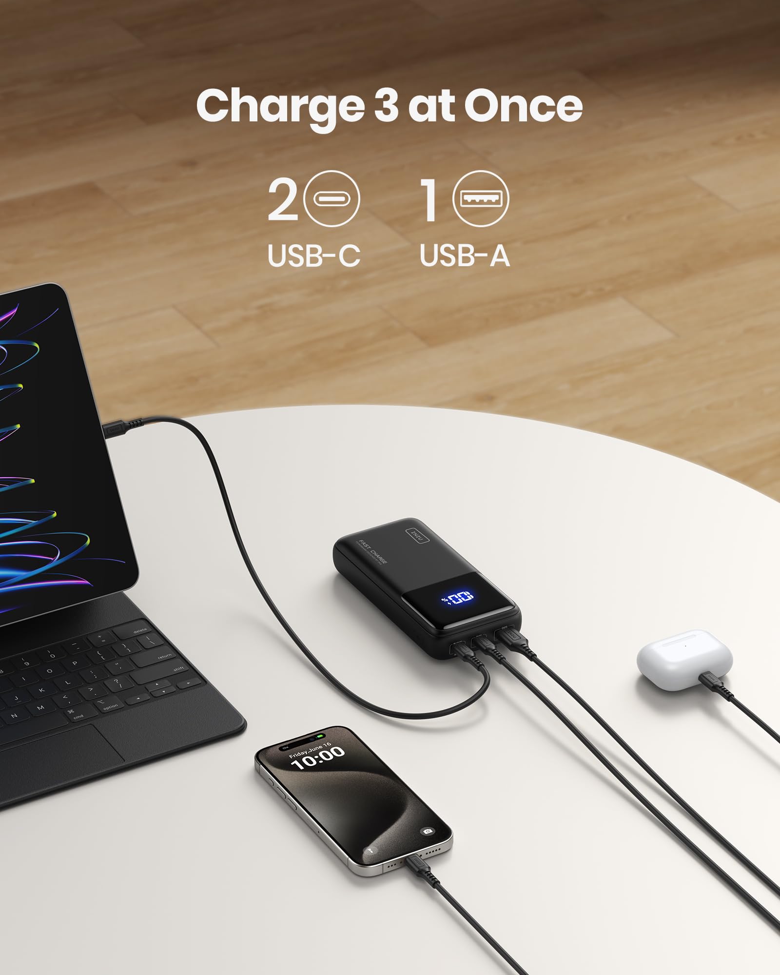 Foto 6 pulgar | Power Bank Iniu 20000mah 65w Usb-c Pd Qc De Carga Rápida - Venta Internacional.