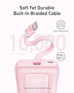 Foto 4 | Power Bank Anker Zolo De 20 000 Mah Y 30 W Con Cable Usb-c Para Iphone - Venta Internacional.