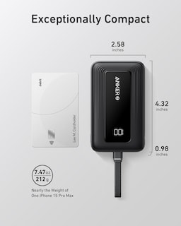 Foto 6 | Power Bank Anker Zolo De 10 000 Mah Y 30 W Con Cable Usb-c Para Iphone - Venta Internacional.