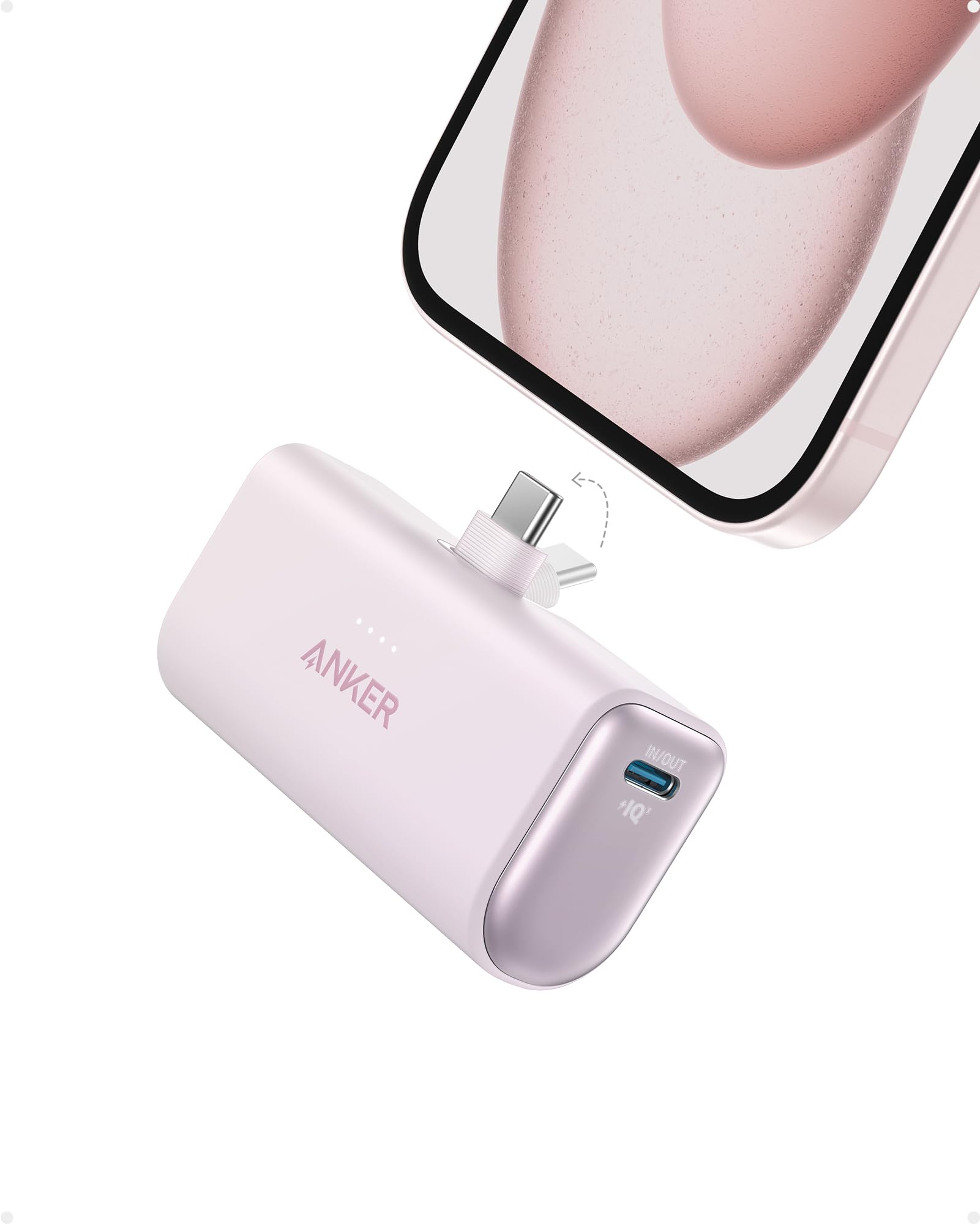 Batería Externa Anker Nano De 5000 Mah Y 22,5 W Con Usb-c Para Iphone 15 - Venta Internacional.
