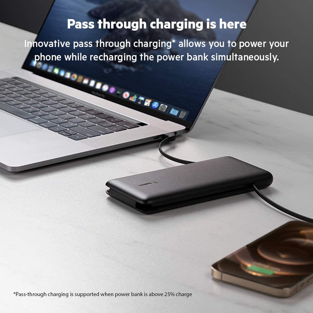 Foto 5 pulgar | Batería Externa Belkin Boostcharge Plus De 10.000 Mah Con Lightning Y Usb-c - Venta Internacional.