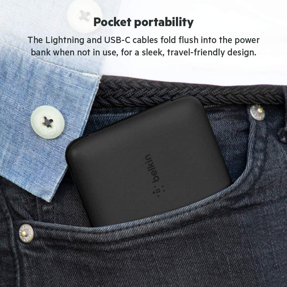 Foto 6 pulgar | Batería Externa Belkin Boostcharge Plus De 10.000 Mah Con Lightning Y Usb-c - Venta Internacional.