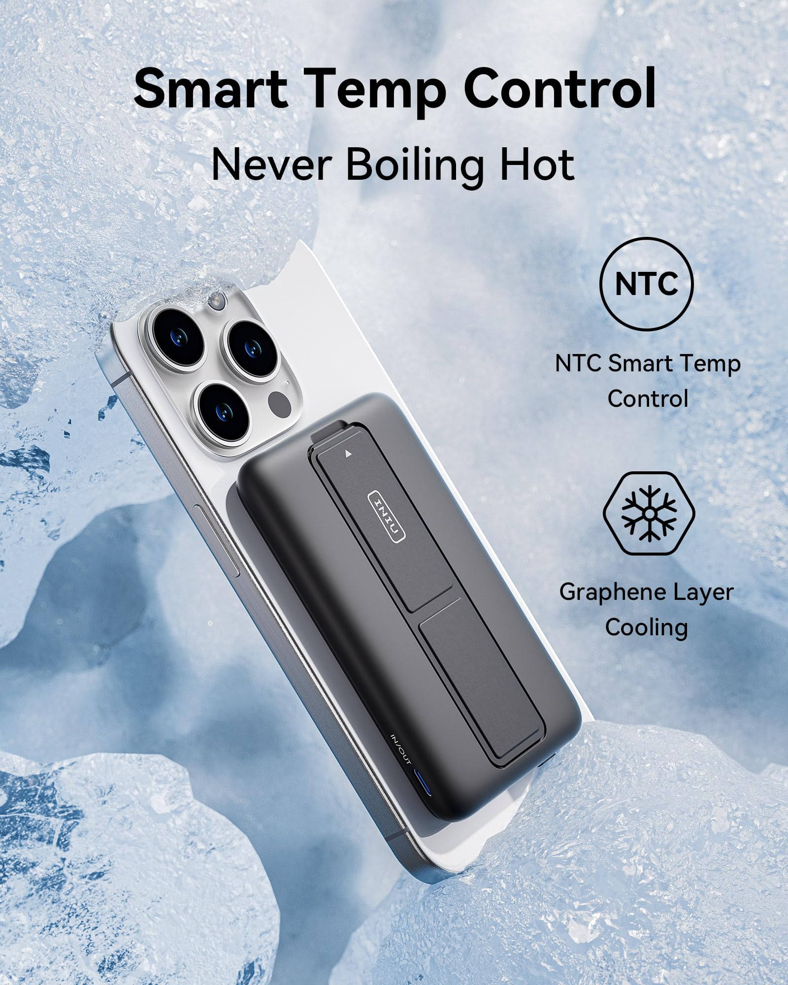 Foto 7 pulgar | Cargador Portátil Iniu Para Banco De Energía Magsafe De 6000 Mah Y 20 W - Venta Internacional.