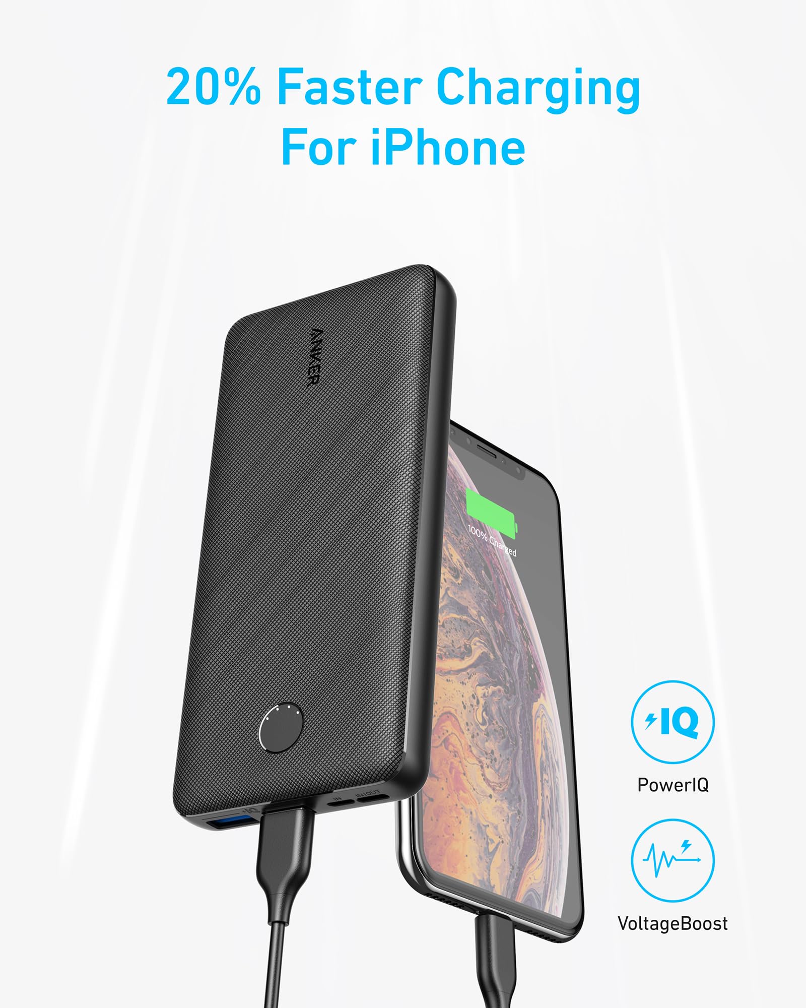Foto 3 | Cargador Portátil Anker Powercore Essential 20k 20000mah - Venta Internacional.