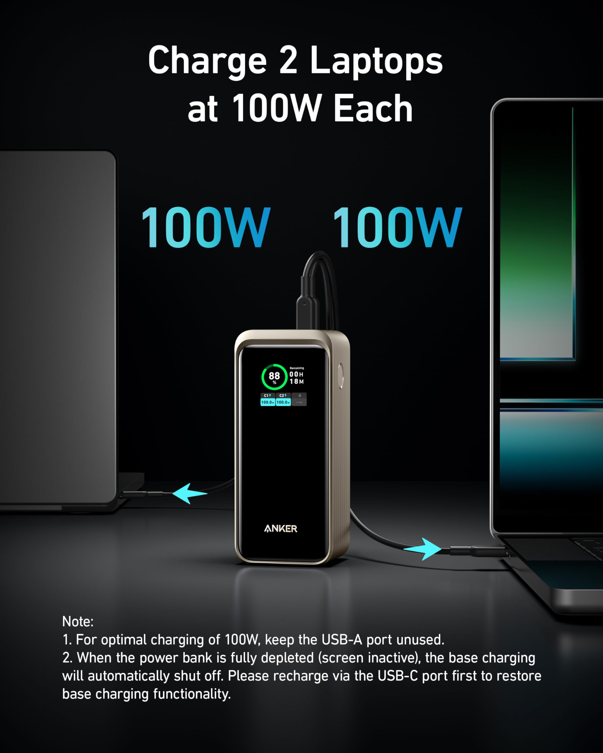 Foto 5 | Batería Externa Anker Prime De 20 000 Mah Y 200 W Con 2 Usb-c Y 1 Usb-a - Venta Internacional.