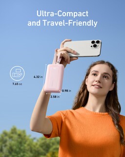 Foto 6 | Batería Externa Anker Zolo De 10 000 Mah Y 30 W Con Cable Usb C Y Lightning - Venta Internacional.