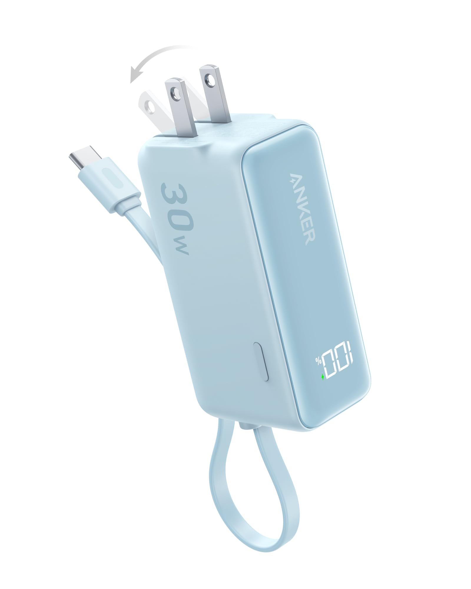 Foto 2 pulgar | Cargador Usb-c Power Bank Anker De 5000 Mah Y 30 W Para Iphone 15 - Venta Internacional.