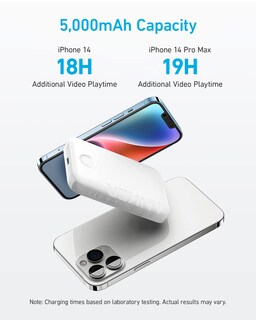 Foto 3 | Cargador Portátil Anker 321 Maggo Con Batería De 5000 Mah, Color Blanco - Venta Internacional.